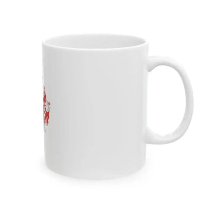 Flag of Mohacs (Hungary) White Coffee Mug - Go Mug Yourself