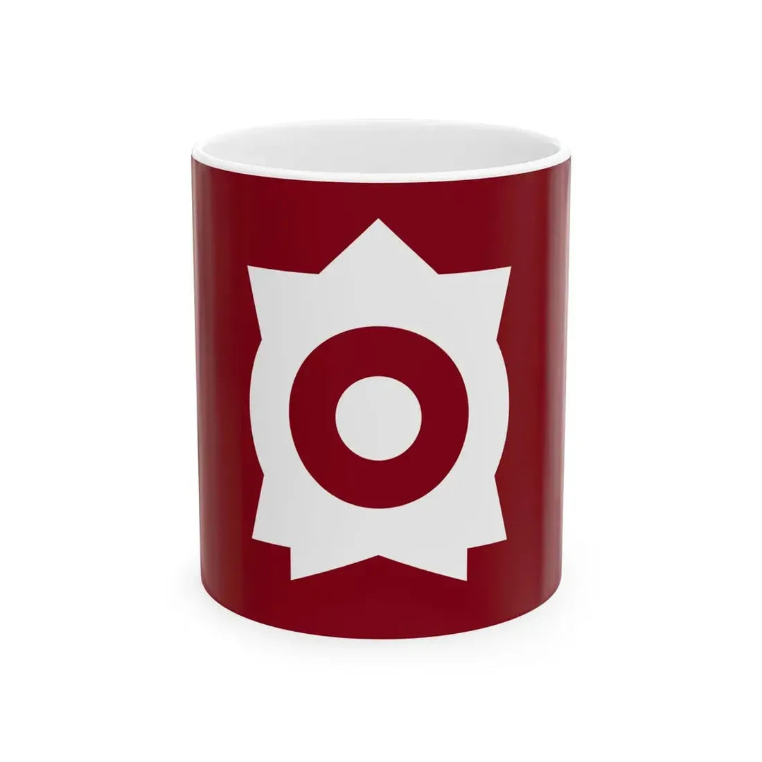 Flag of Moka Tochigi (Japan) White Coffee Mug 11oz - Go Mug Yourself