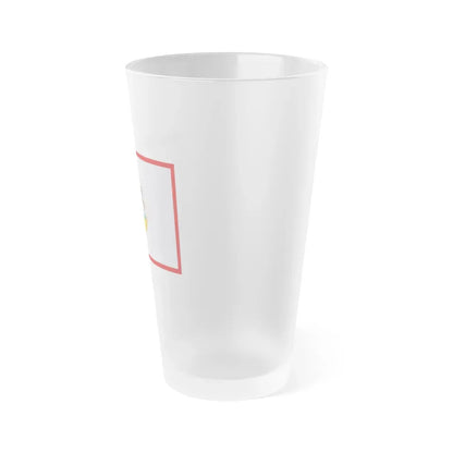 Flag of Mokdahan Province Thailand - Frosted Pint Glass 16oz - Go Mug Yourself