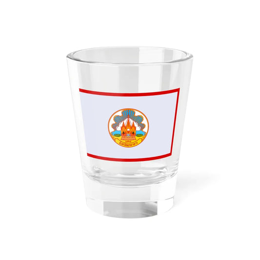 Flag of Mokdahan Province Thailand - Shot Glass 1.5oz 1.5oz - Go Mug Yourself