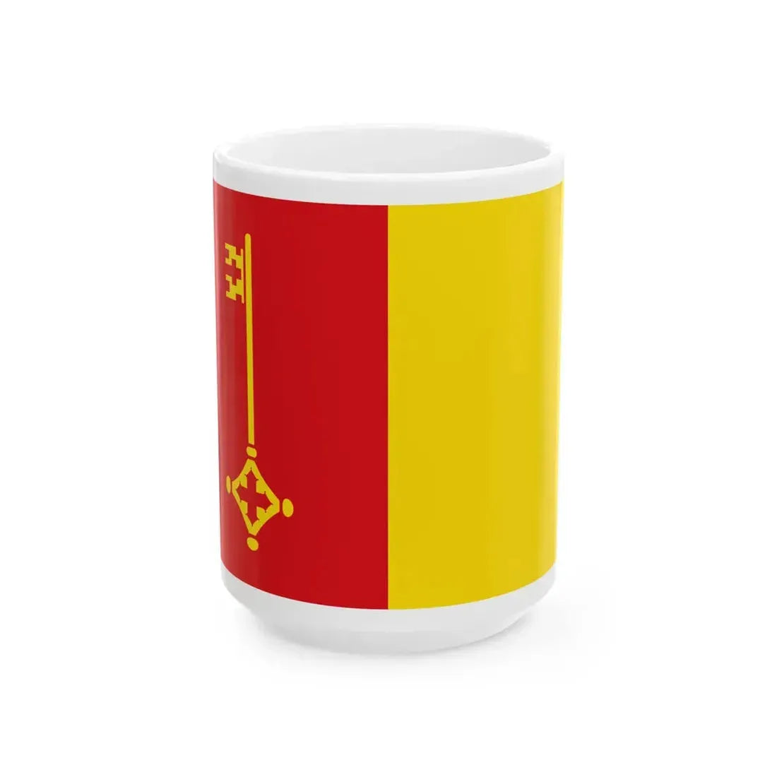Flag of Mol Belgium (Belgium) White Coffee Mug 15oz - Go Mug Yourself