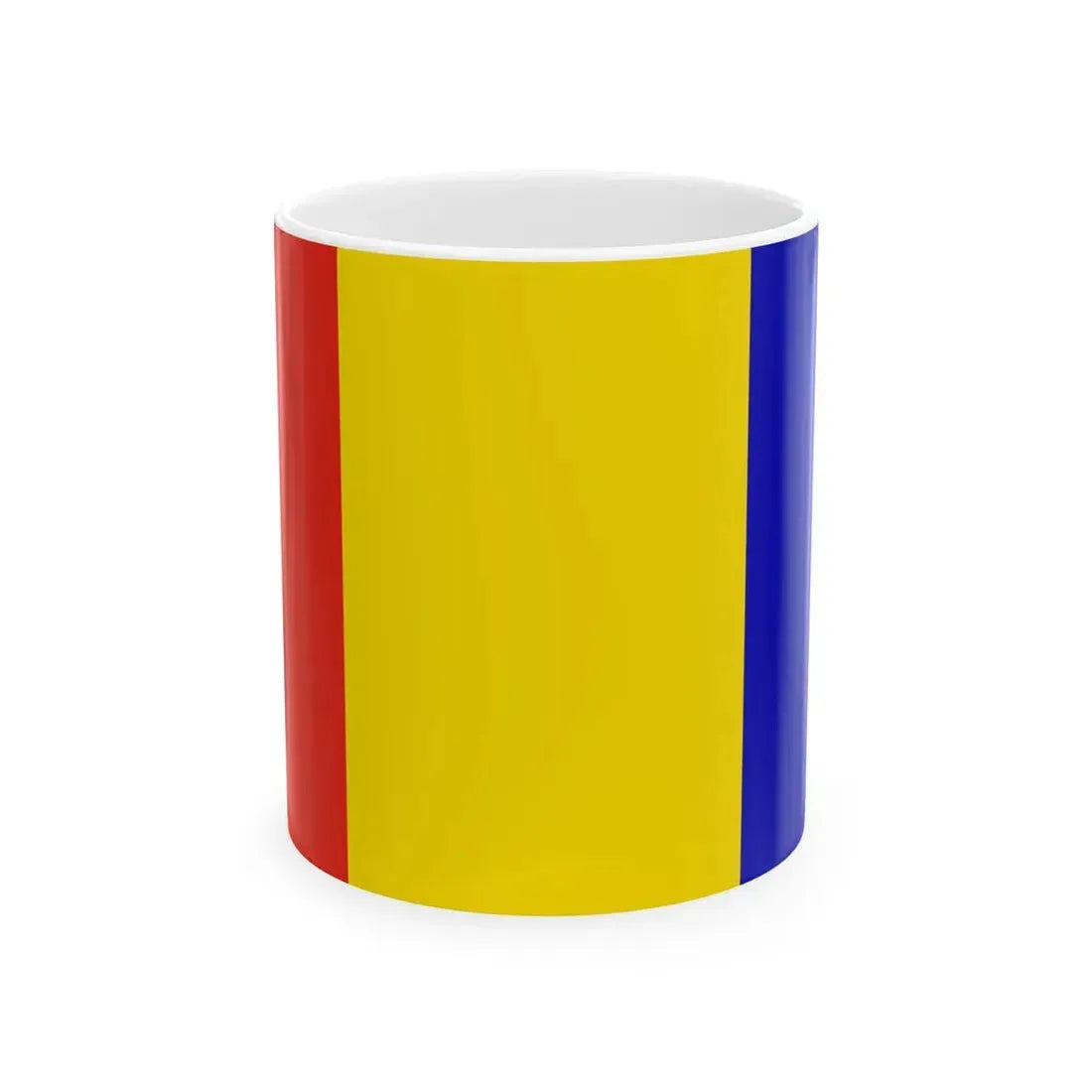 Flag of Moldova 1990-2010 reverse (Moldova) White Coffee Mug 11oz - Go Mug Yourself