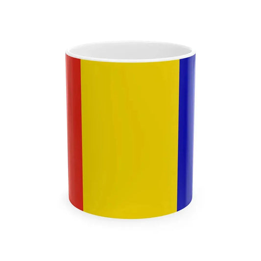 Flag of Moldova 1990-2010 reverse (Moldova) White Coffee Mug 11oz - Go Mug Yourself