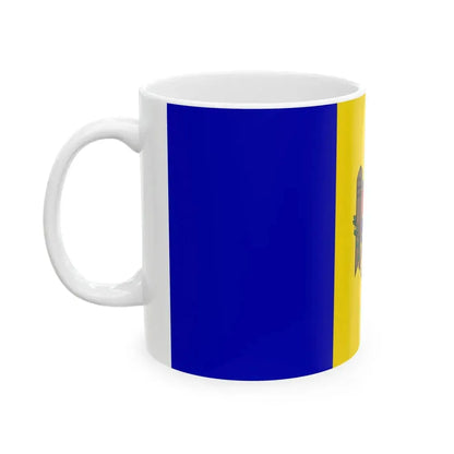 Flag of Moldova Alternate color shade (Moldova) White Coffee Mug - Go Mug Yourself