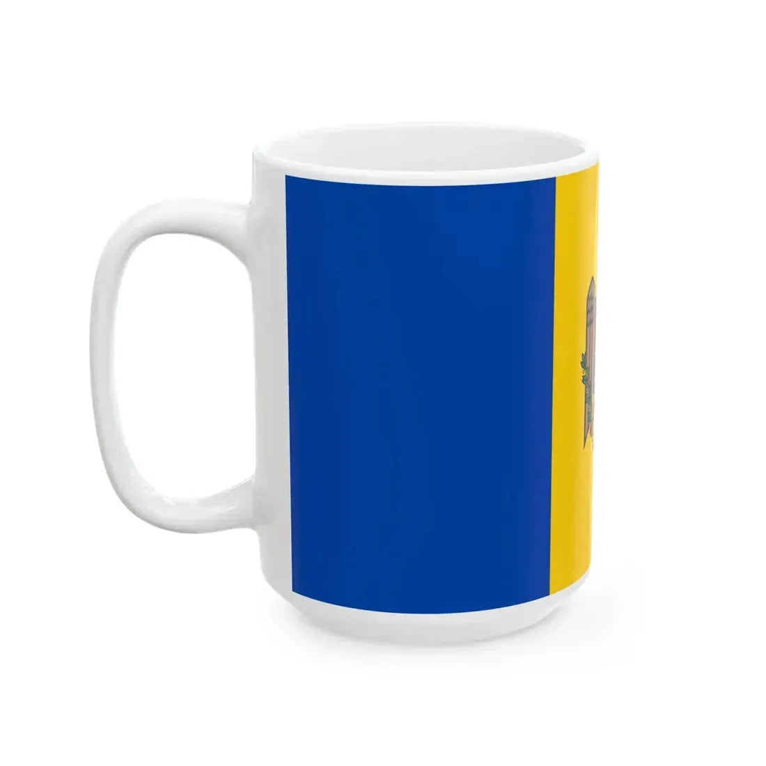 Flag of Moldova (Moldova) White Coffee Mug - Go Mug Yourself