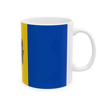 Flag of Moldova reverse (Moldova) White Coffee Mug - Go Mug Yourself
