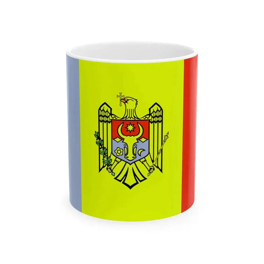 Flag of Moldova WFB 2000 (Moldova) White Coffee Mug 11oz - Go Mug Yourself