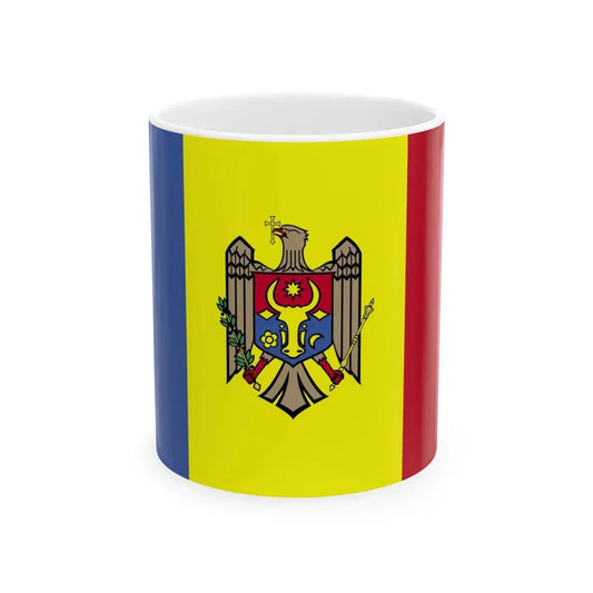Flag of Moldova WFB 2004 (Moldova) White Coffee Mug 11oz - Go Mug Yourself