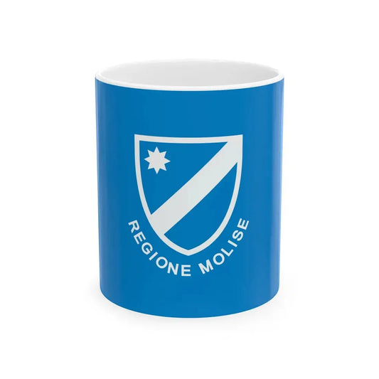 Flag of Molise 1980 (Italy) White Coffee Mug 11oz - Go Mug Yourself