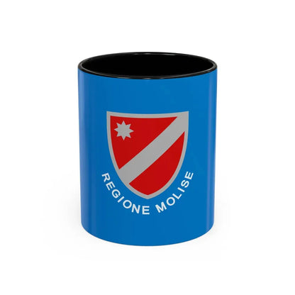 Flag of Molise Italy - Accent Coffee Mug 11oz Black - Go Mug Yourself