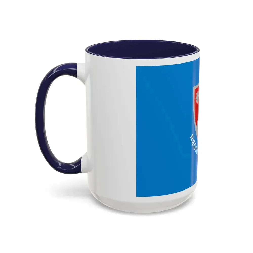 Flag of Molise Italy - Accent Coffee Mug - Go Mug Yourself