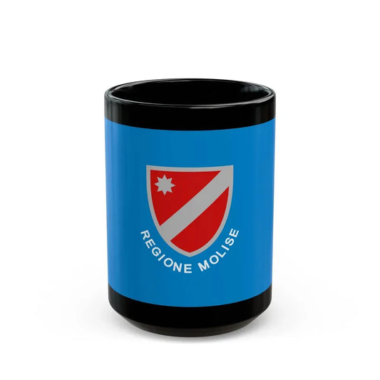 Flag of Molise Italy - Black Coffee Mug 15oz - Go Mug Yourself