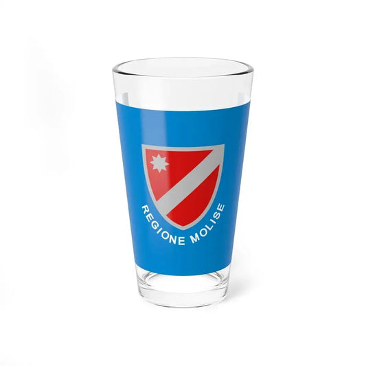 Flag of Molise Italy - Pint Glass 16oz 16oz - Go Mug Yourself