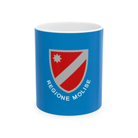 Flag of Molise Italy - White Coffee Mug 11oz - Go Mug Yourself