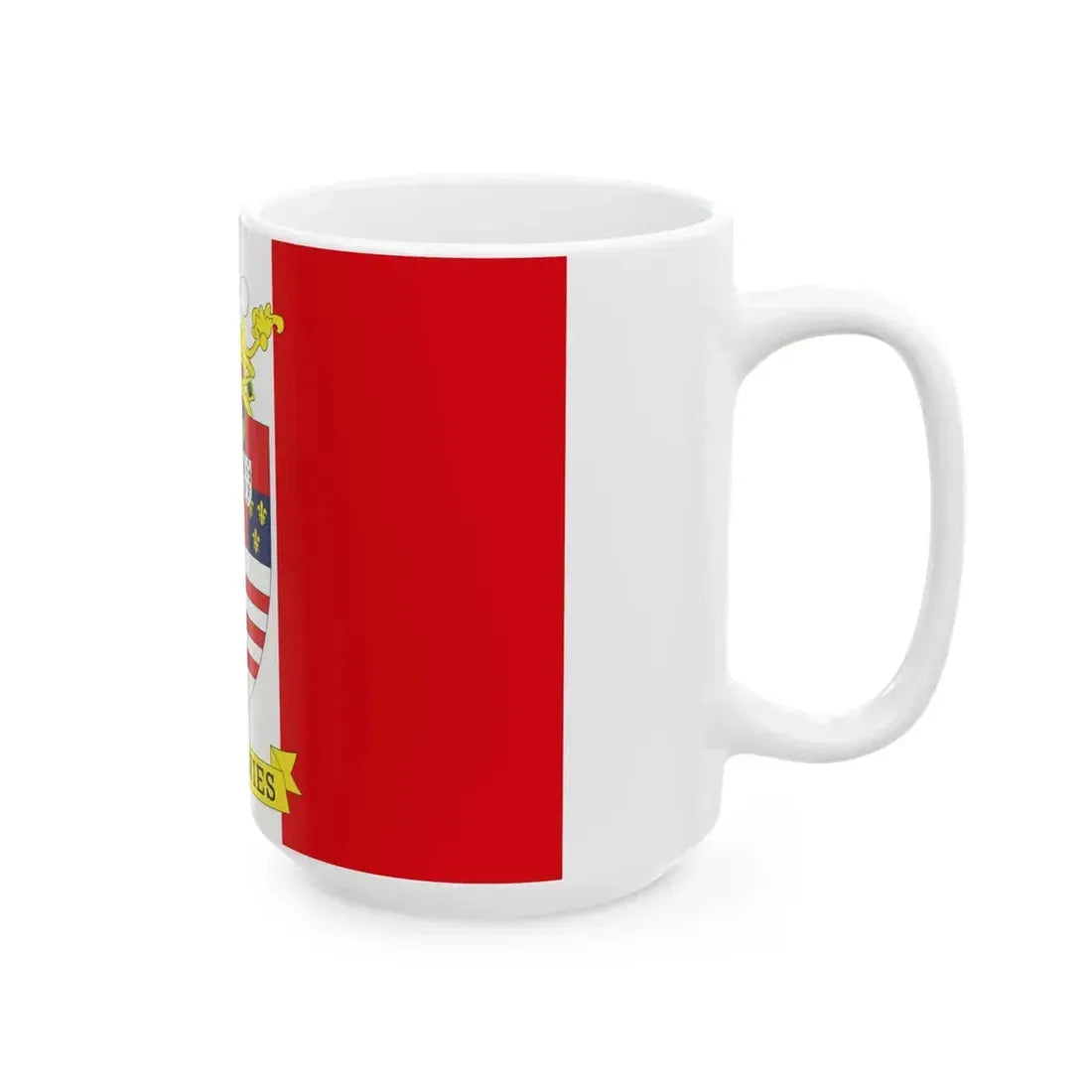Flag of Momignies Belgium (Belgium) White Coffee Mug - Go Mug Yourself