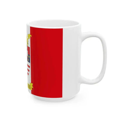 Flag of Momignies Belgium (Belgium) White Coffee Mug - Go Mug Yourself