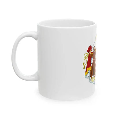 Flag of Monaco state (Monaco) White Coffee Mug - Go Mug Yourself