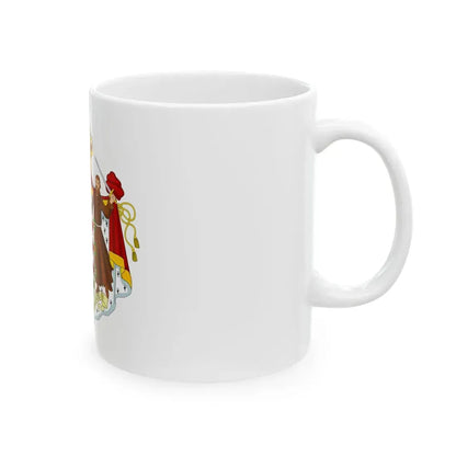 Flag of Monaco state (Monaco) White Coffee Mug - Go Mug Yourself