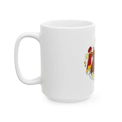 Flag of Monaco state (Monaco) White Coffee Mug - Go Mug Yourself