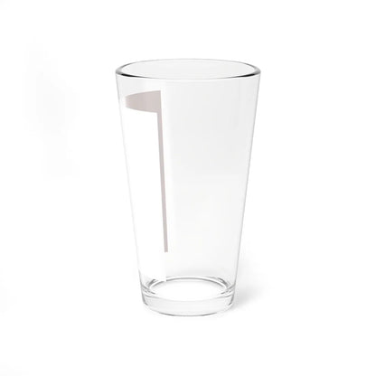 Flag of Monaco vertical (Monaco) Pint Glass 16oz - Go Mug Yourself