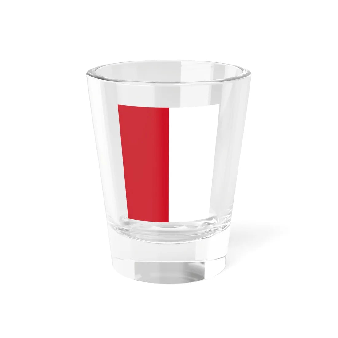 Flag of Monaco vertical (Monaco) Shot Glass 1.5oz 1.5oz - Go Mug Yourself