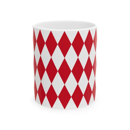 Flag of Monaco XIV-XVIII (Monaco) White Coffee Mug 11oz - Go Mug Yourself