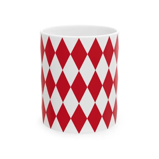 Flag of Monaco XIV-XVIII (Monaco) White Coffee Mug 11oz - Go Mug Yourself