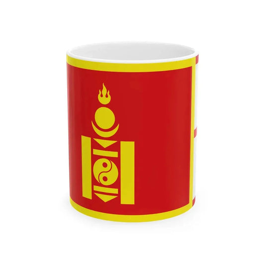 Flag of Mongolia 1911-1921 (Mongolia) White Coffee Mug 11oz - Go Mug Yourself
