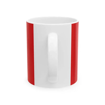 Flag of Mongolia 1940-1945 (Mongolia) White Coffee Mug - Go Mug Yourself