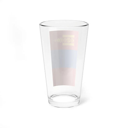 Flag of Mongolia vertical (Mongolia) Pint Glass 16oz - Go Mug Yourself
