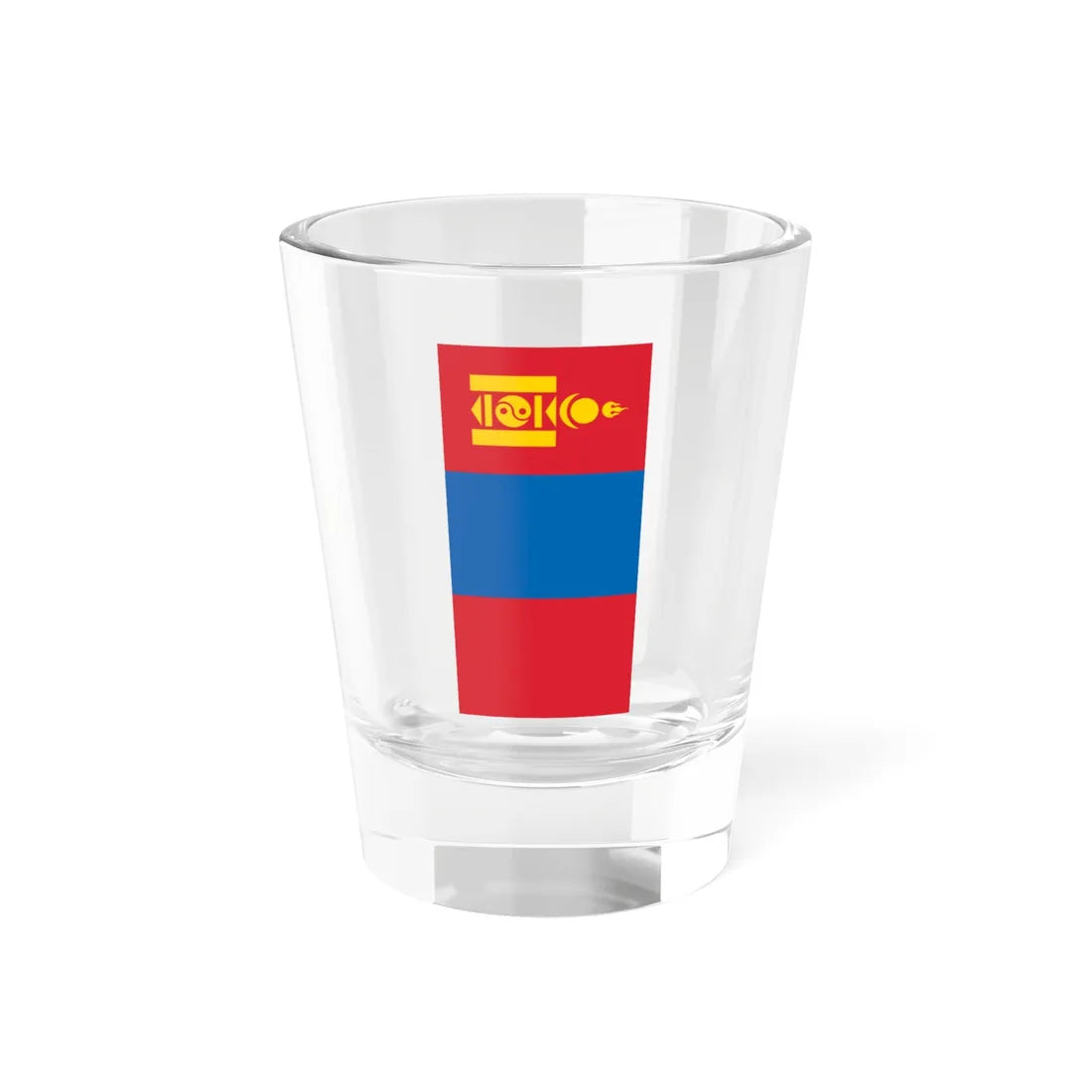 Flag of Mongolia vertical (Mongolia) Shot Glass 1.5oz 1.5oz - Go Mug Yourself