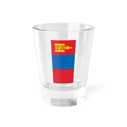 Flag of Mongolia vertical (Mongolia) Shot Glass 1.5oz 1.5oz - Go Mug Yourself