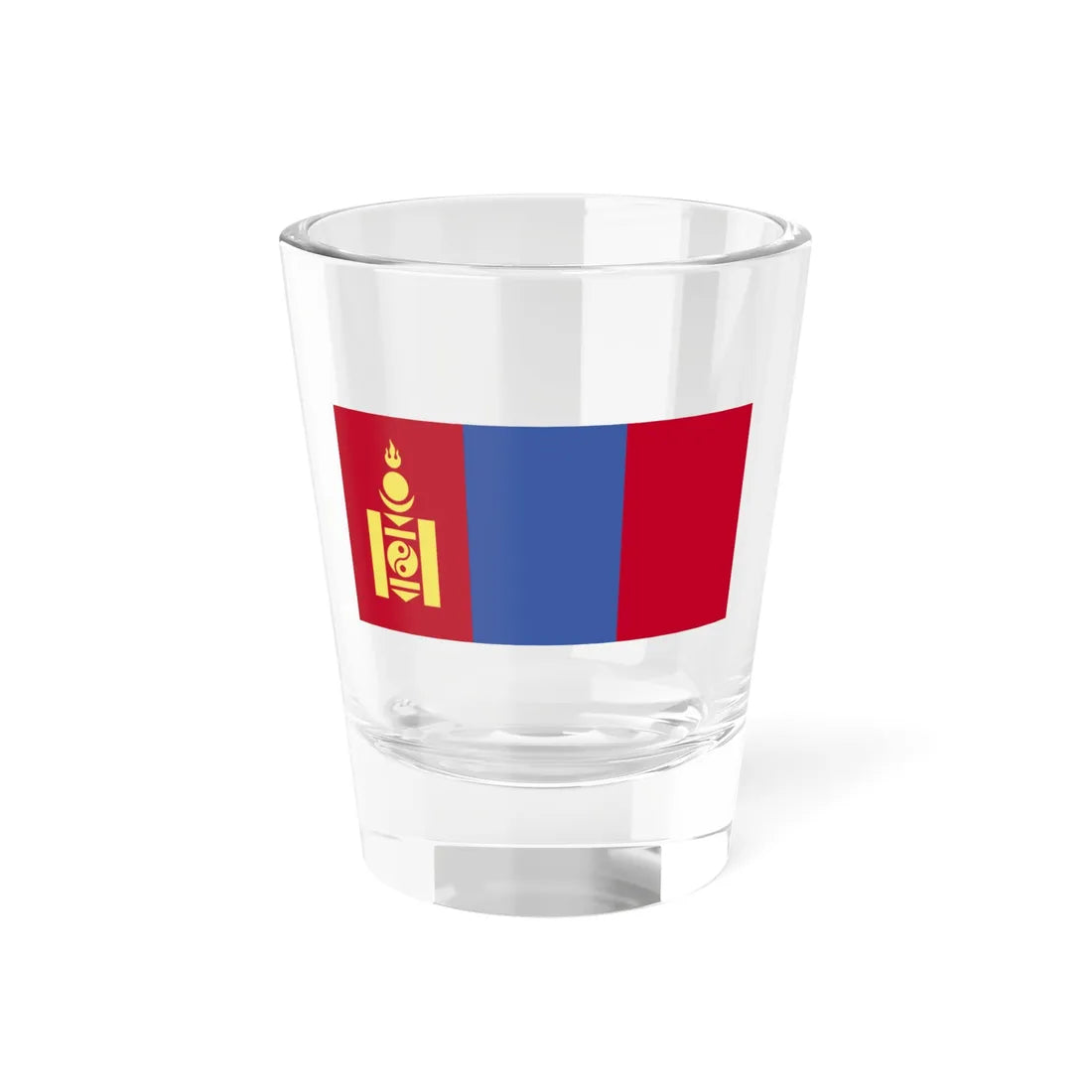 Flag of Mongolia WFB 2004 (Mongolia) Shot Glass 1.5oz 1.5oz - Go Mug Yourself