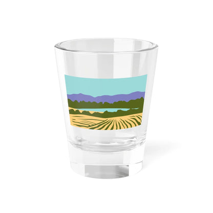 Flag of Monkton Vermont (United States) Shot Glass 1.5oz 1.5oz - Go Mug Yourself