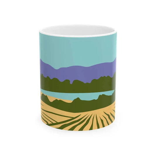 Flag of Monkton Vermont (United States) White Coffee Mug 11oz - Go Mug Yourself
