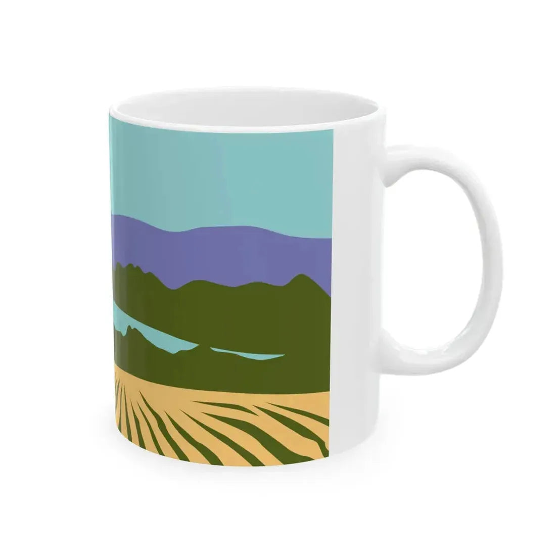 Flag of Monkton Vermont (United States) White Coffee Mug - Go Mug Yourself