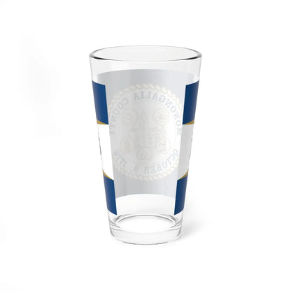 Flag of Monongalia County West Virginia (United States) Pint Glass 16oz - Go Mug Yourself