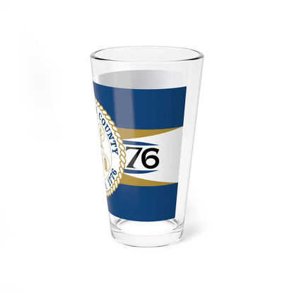 Flag of Monongalia County West Virginia (United States) Pint Glass 16oz - Go Mug Yourself