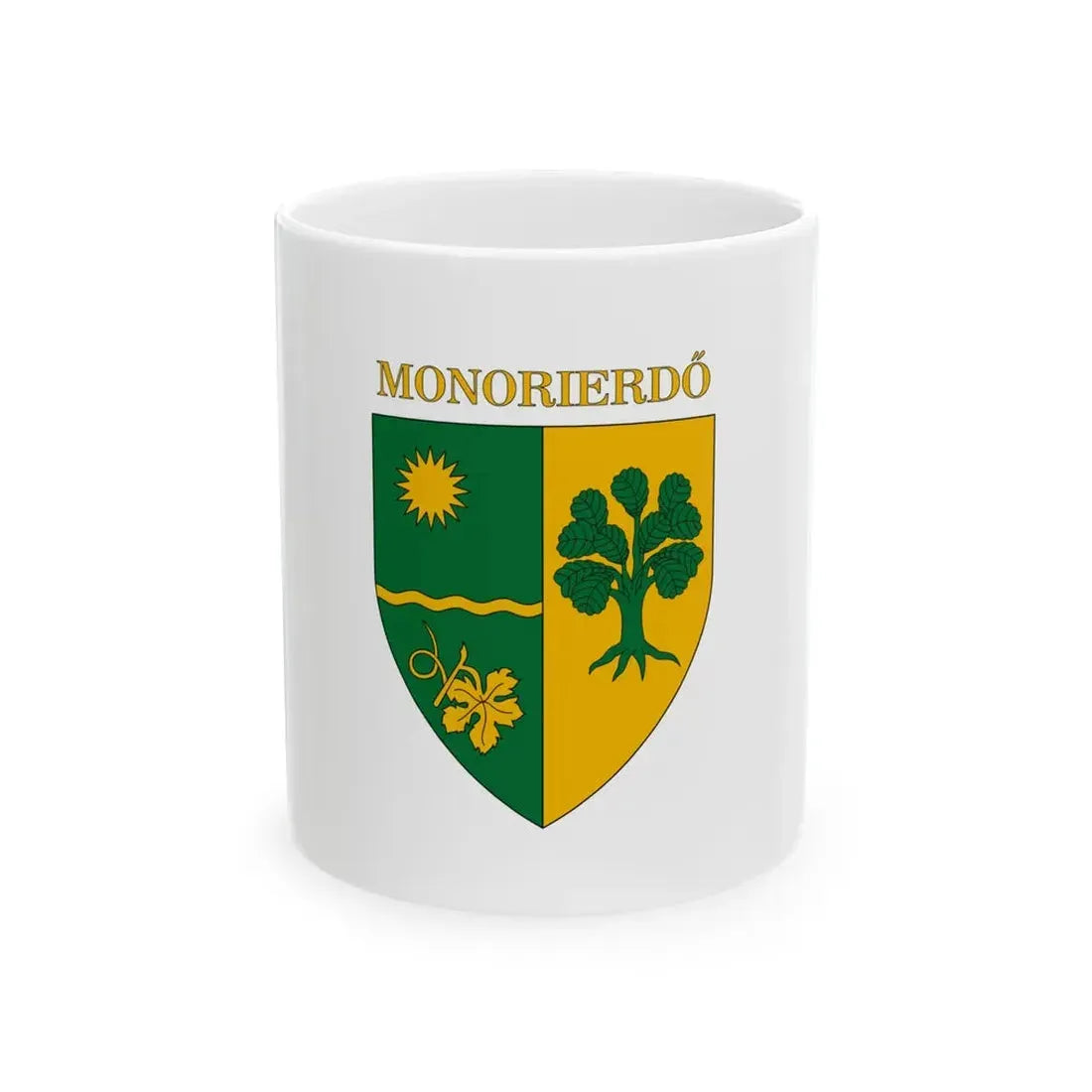 Flag of Monorierdo (Hungary) White Coffee Mug 11oz - Go Mug Yourself