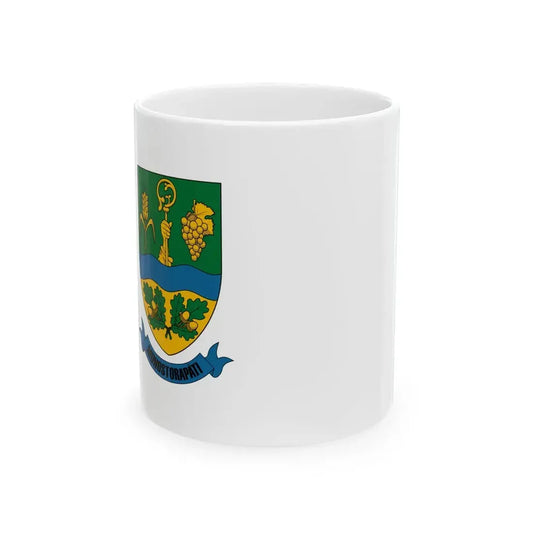 Flag of Monostorapati (Hungary) White Coffee Mug 11oz - Go Mug Yourself