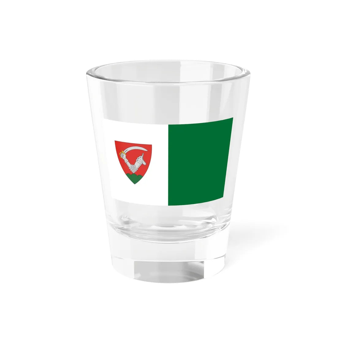 Flag of Monoszlo (Hungary) Shot Glass 1.5oz 1.5oz - Go Mug Yourself
