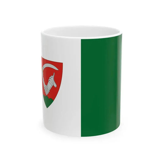 Flag of Monoszlo (Hungary) White Coffee Mug 11oz - Go Mug Yourself