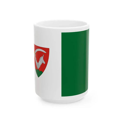 Flag of Monoszlo (Hungary) White Coffee Mug 15oz - Go Mug Yourself