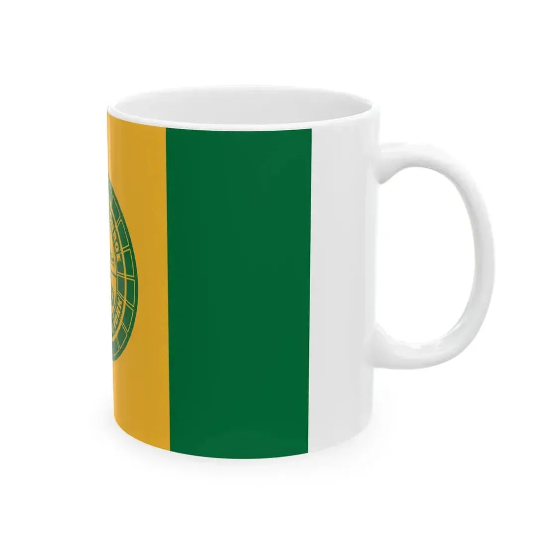 Flag of Monroe County New York (United States) White Coffee Mug - Go Mug Yourself