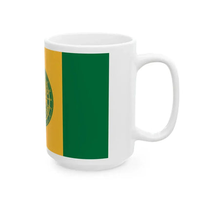 Flag of Monroe County New York (United States) White Coffee Mug - Go Mug Yourself