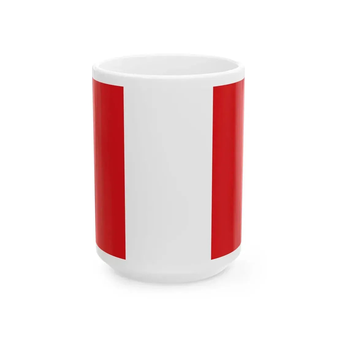 Flag of Mons (Belgium) White Coffee Mug 15oz - Go Mug Yourself