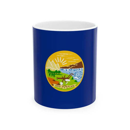 Flag of Montana 1905-1981 (United States) White Coffee Mug 11oz - Go Mug Yourself