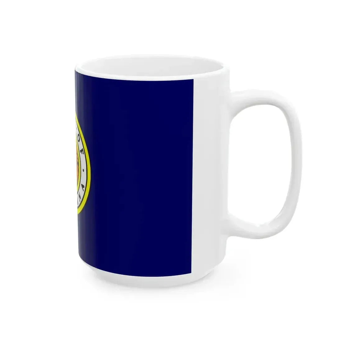 Flag of Montana 1943 (United States) White Coffee Mug - Go Mug Yourself
