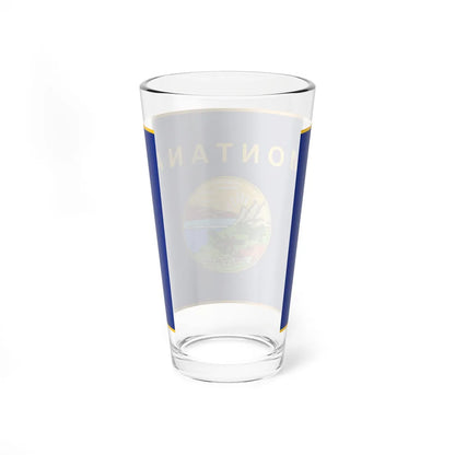 Flag of Montana fringed (United States) Pint Glass 16oz - Go Mug Yourself