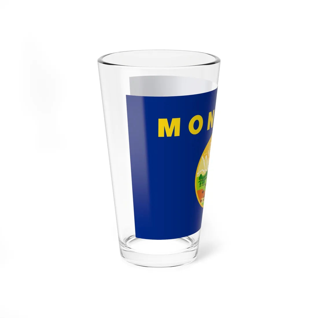 Flag of Montana (United States) Pint Glass 16oz - Go Mug Yourself